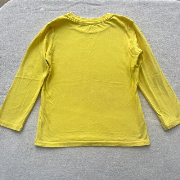 Primary Long-Sleeve Classic Tee, Size 4-5, Yellow, PLAY - Picture 5 of 7